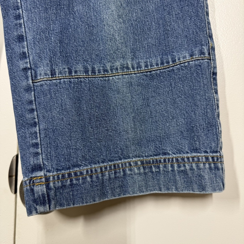 Jones New York Sport Capri Jeans sz 30 Medium Wash Stretch Wide Leg Classic EUC - Picture 7 of 14